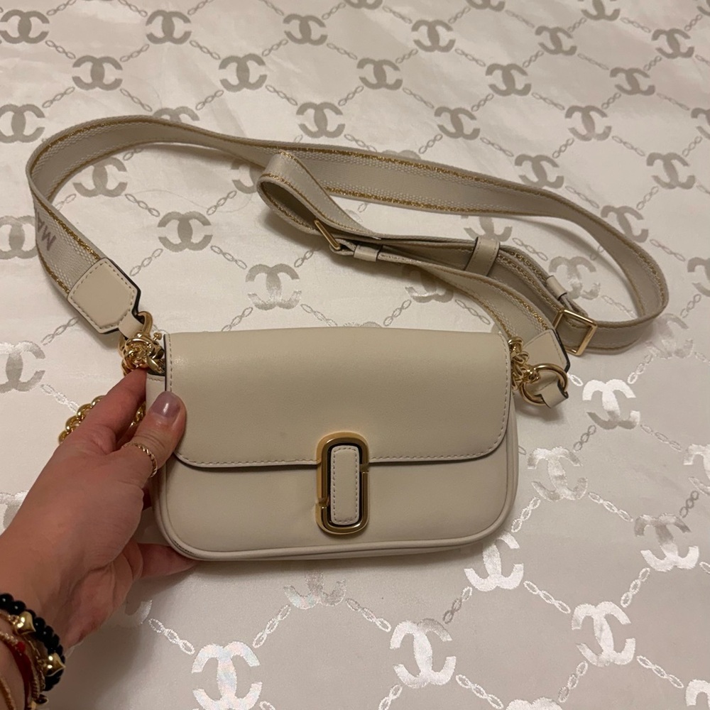 Marc Jacobs Beige Crossbody Bag